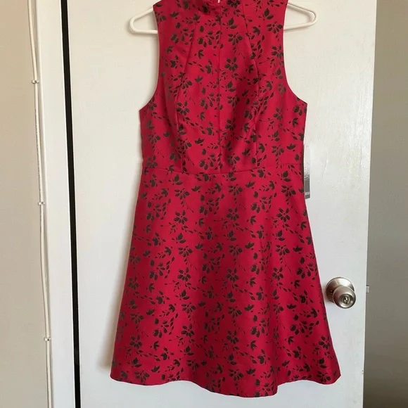 Kensie Floral Flare Zip Dress - Size S - Picture 2 of 15